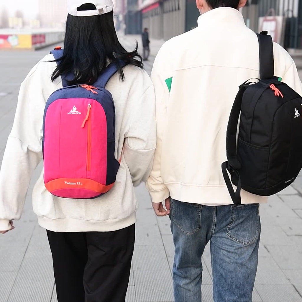 15L Water-Resistant Daypack for Men & Women - Ideal for Travel, Hiking, & Outdoor Adventures - Lightweight & Durable Design