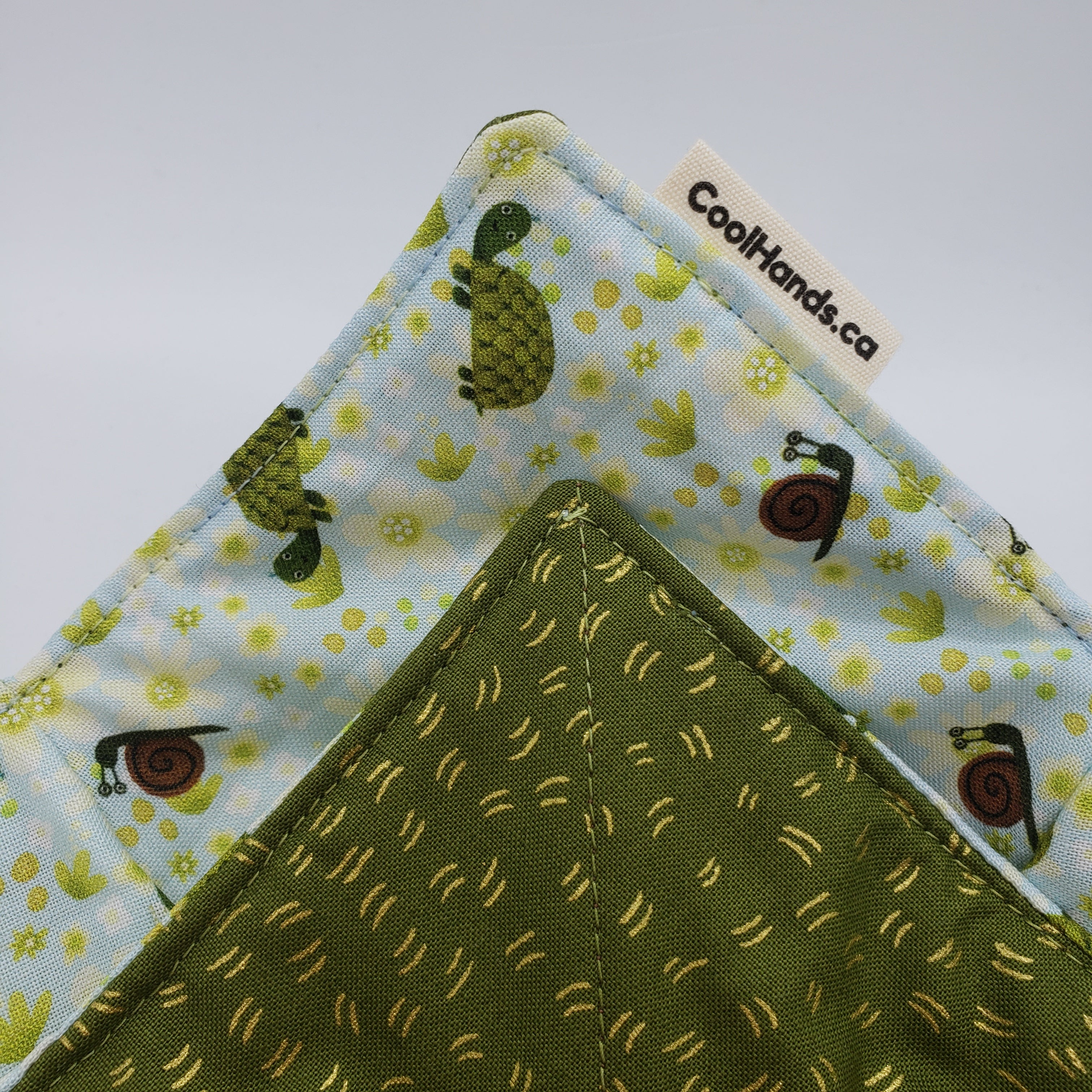 100% Cotton Microwavable Bowl Cozy - Slow and Steady