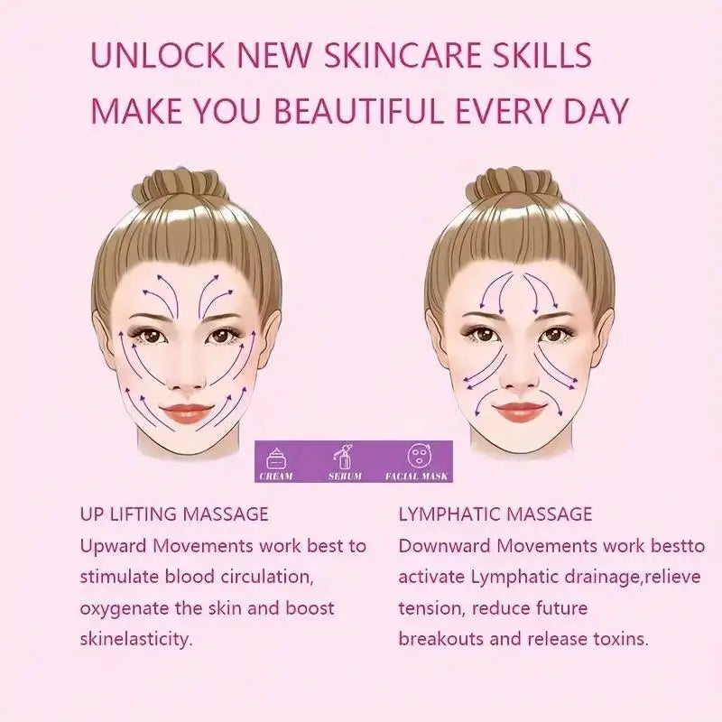 2PCS Ice Globes for Facial Cooling & Massag Pink