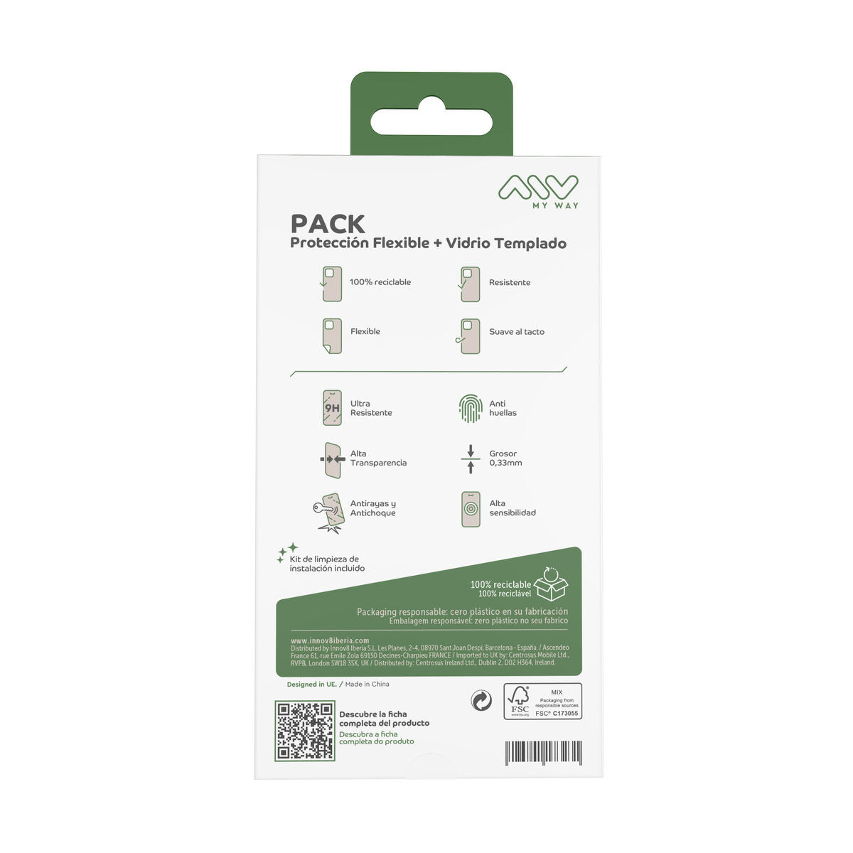 Mobile Case and Protector Myway iPhone 15 Pro