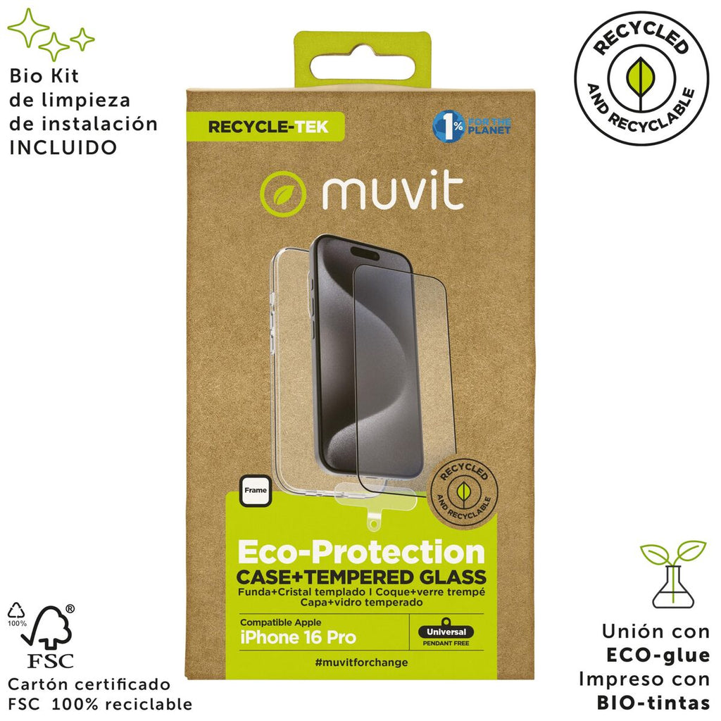 Mobile cover Muvit iPhone 16 Pro