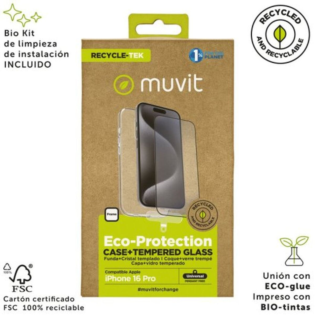 Mobile cover Muvit iPhone 16 Pro