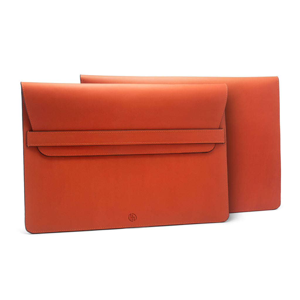 Elegance Leather Sleeve – Premium Full-Grain Cow Leather MacBook & iPad Case