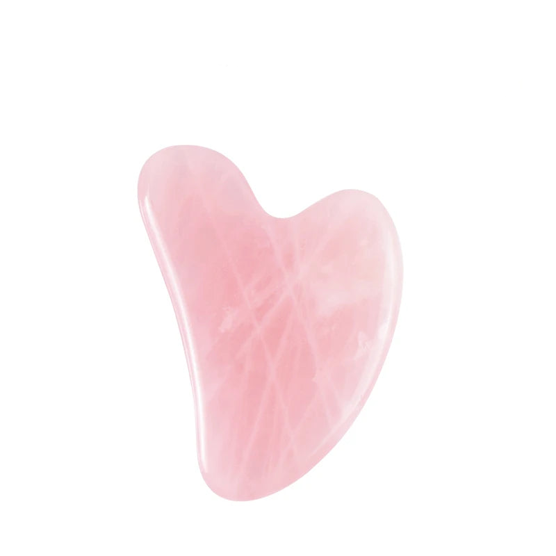 2Pcs Natural Jade Gua Sha & Facial Roller Premium Aventurine Stone Violet