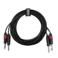2x JACK TS to 2x JACK TS (10m)