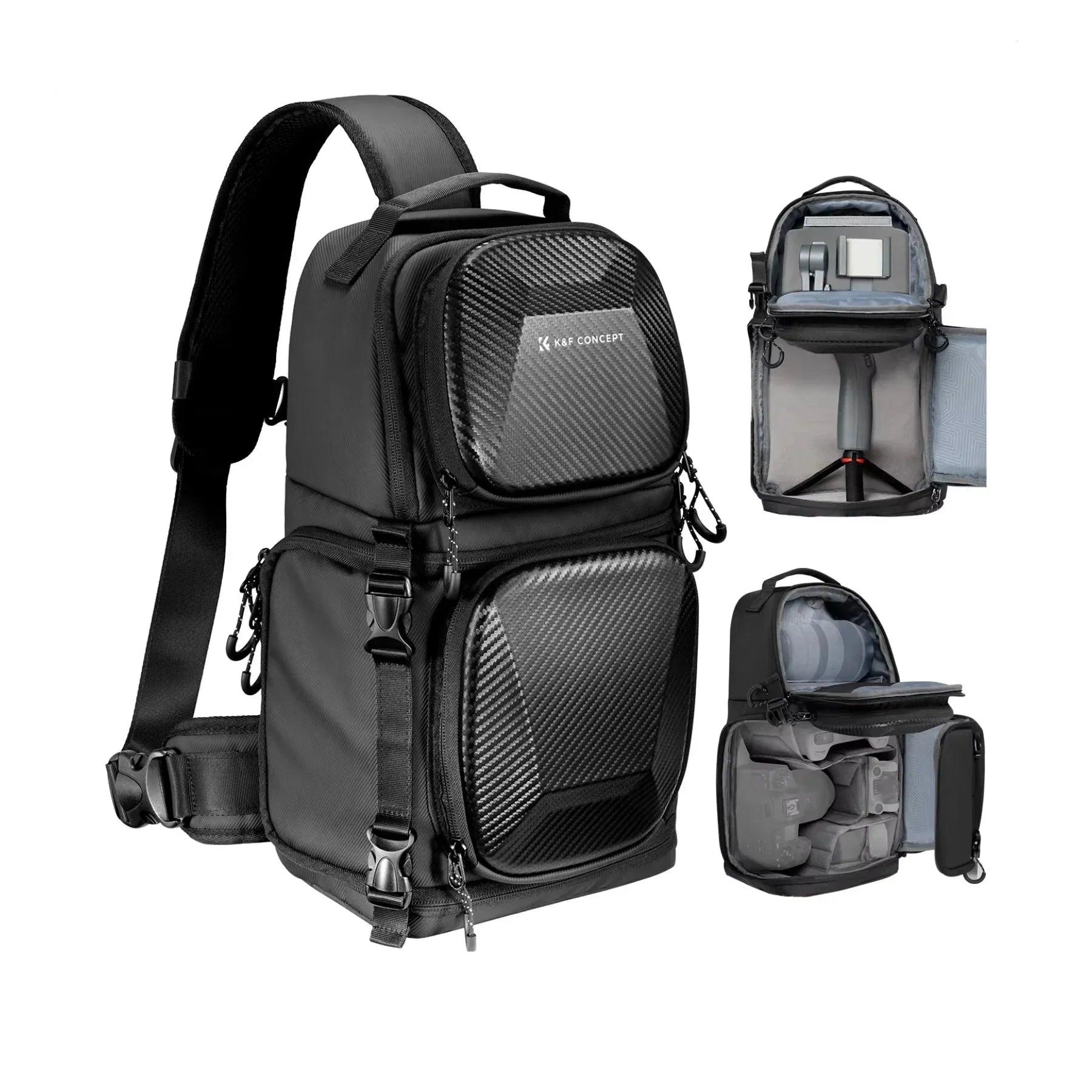 10L Hardshell Camera Sling Bag Grey