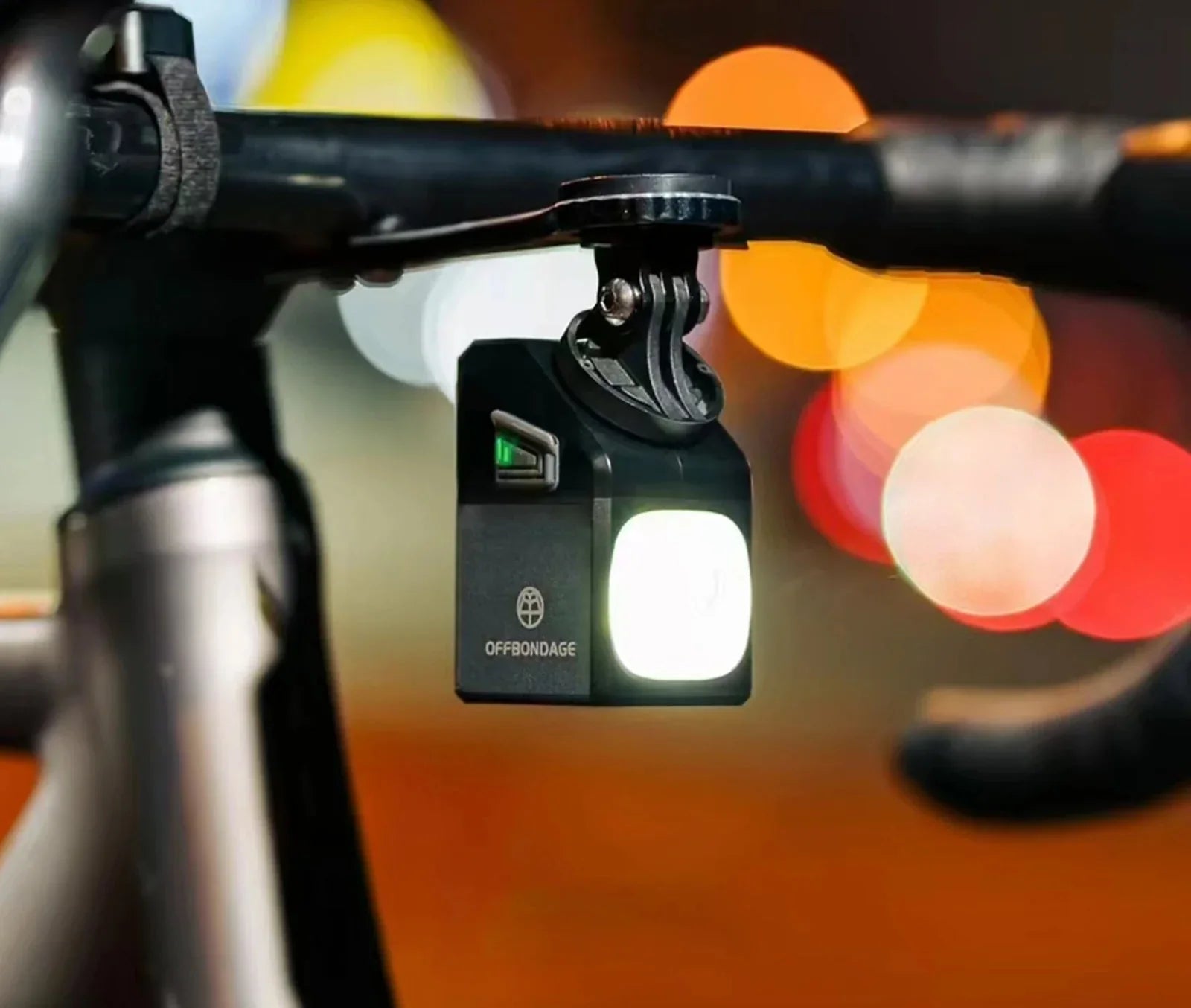 1000 Lumen USB Rechargeable Front Bike Light 5000mAh Set 2 Black