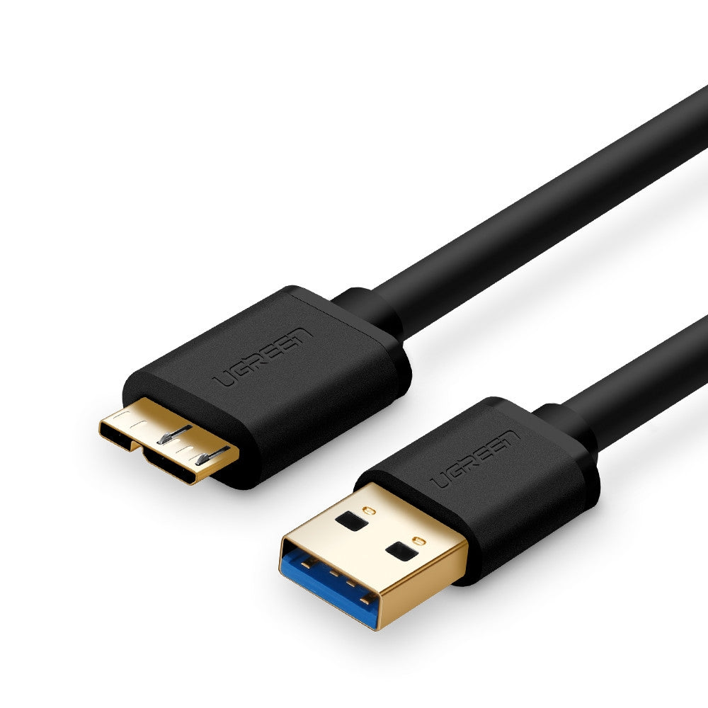 NNEDSZ 3.0 A Male to Micro USB 3.0 Male Cable 2m (Black) 10843