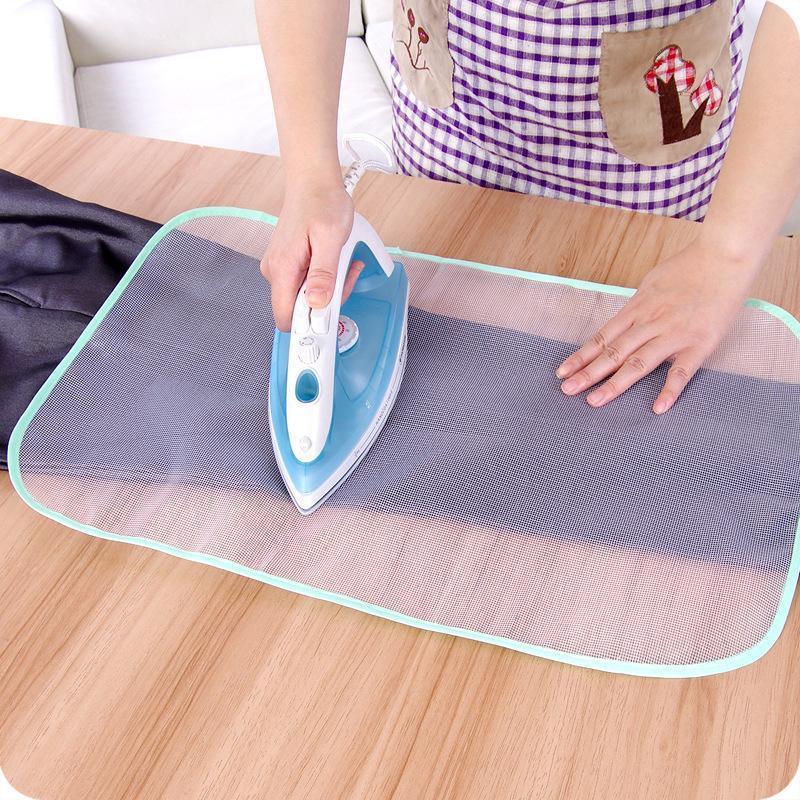 2PCS Heat Protective Ironing Cloth Protective Ironing Mattress Mesh Pressing Pad