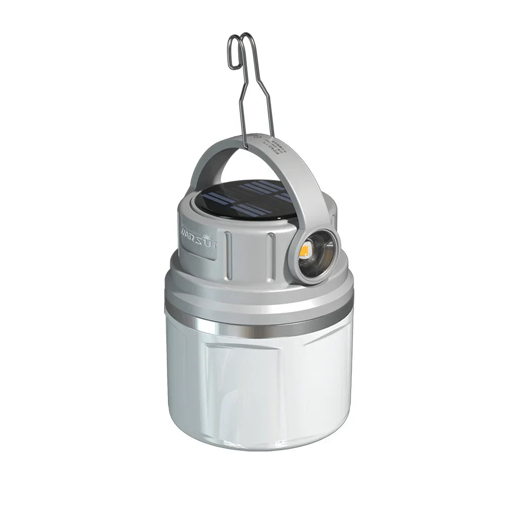 1100 Lumen Solar Rechargeable Camping Lamp Light