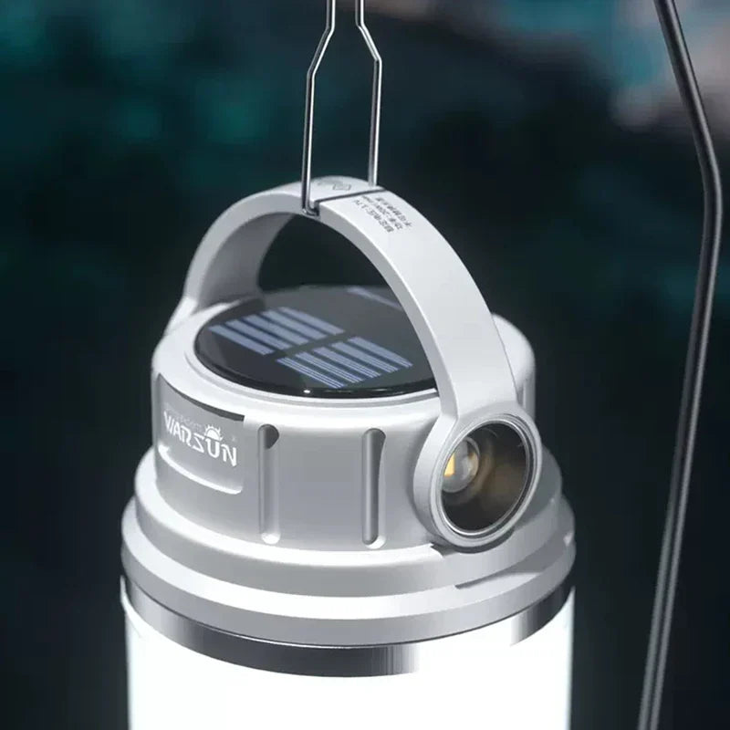 Lumen Solar Rechargeable Camping Lamp Light