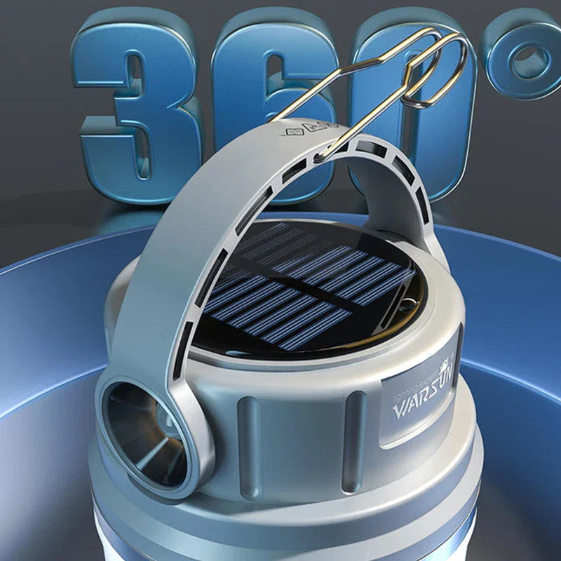 Lumen Solar Rechargeable Camping Lamp Light