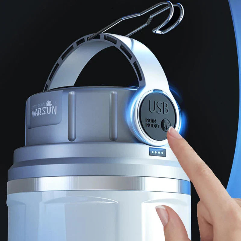 Lumen Solar Rechargeable Camping Lamp Light