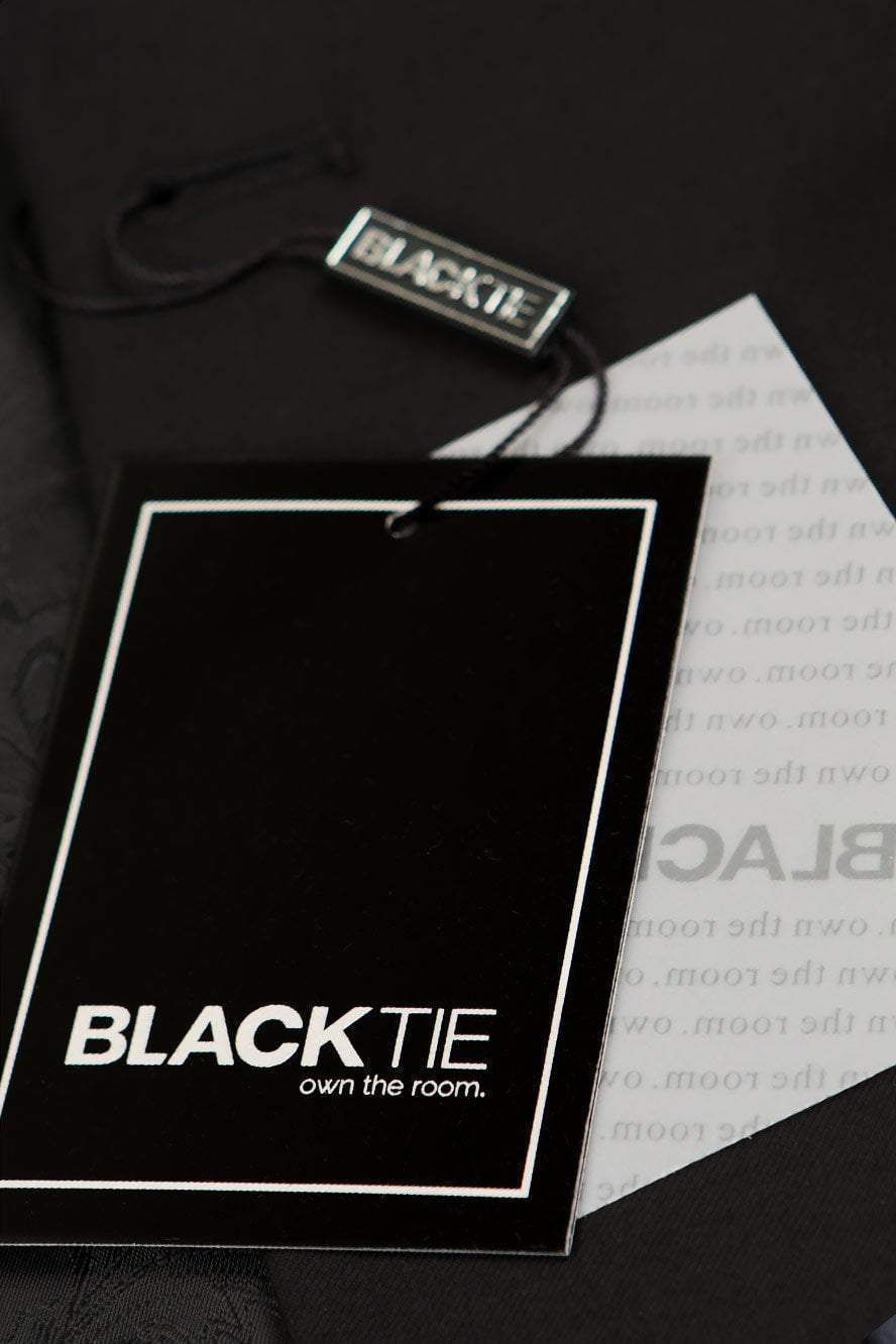 "Milan" Black Tuxedo Jacket Peak