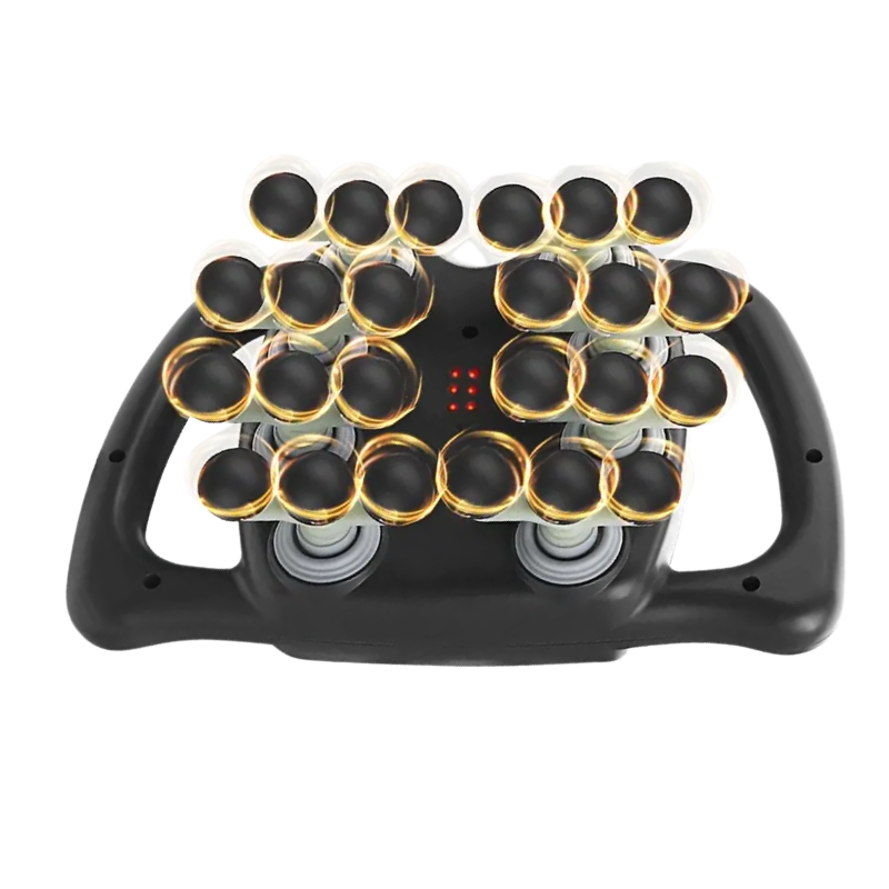 مسدس تدليك الأنسجة العميقة ذو 24 رأسًا